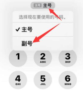 兴山苹果14维修店分享iPhone 14 Pro Max使用副卡打电话的方法 