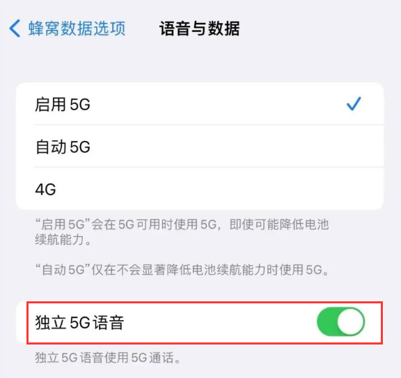兴山苹果14维修分享iPhone 14 Pro如何开启VoNR 